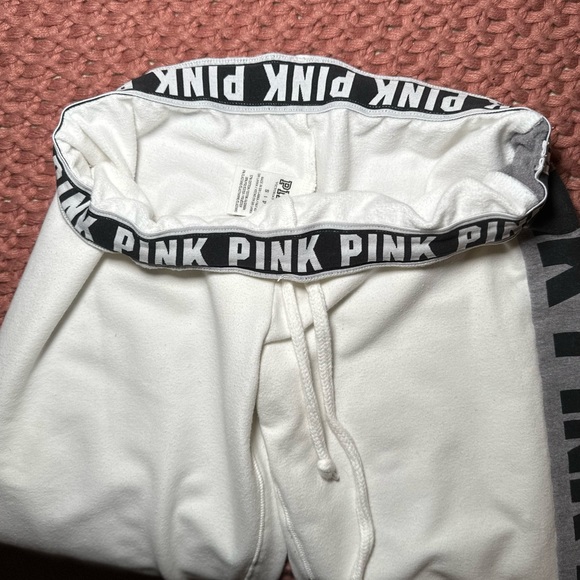 White fold over sweats - Picture 5 of 5